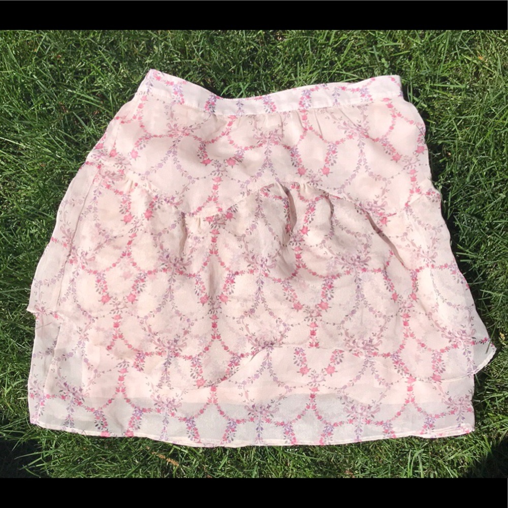 Lined skirt